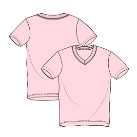 Fashion sewing patterns for Pajama T-Shirt 9002